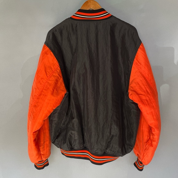 VTG 90’s STARTER Baltimore Orioles MLB Baseball Orange/Black Jacket Size Large - Picture 8 of 8